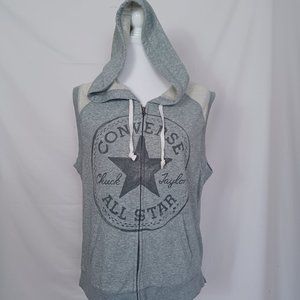 Converse Chuck Taylor Womens Sleeveless Jacket with Hood